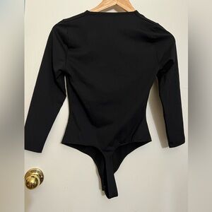 Intimately. FREE PEOPLE long sleeve black body suit and BLUE - A New Day . S: S
